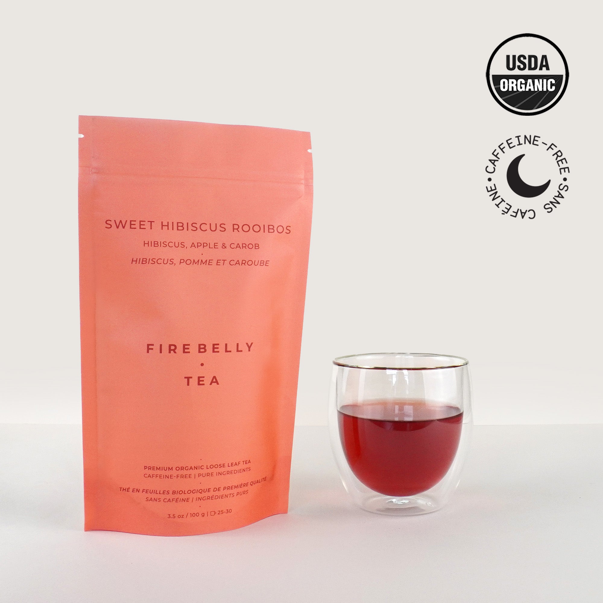 Fireberry Tea Organic Hibiscus Tea | Vibrant & Refreshing Hibiscus Tea Blend ...