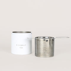 Tea Strainer + Resting Cup